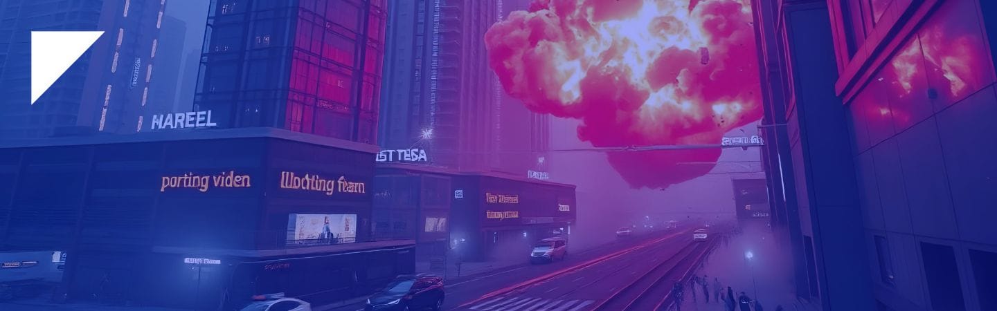 Eksplozja samochodu cybertruck